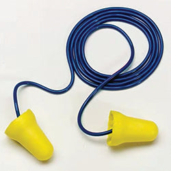 3M, 3M E-A-R E-Z-Fit Earplugs 312-1222, Corded, Poly Bag, 200 Pairs