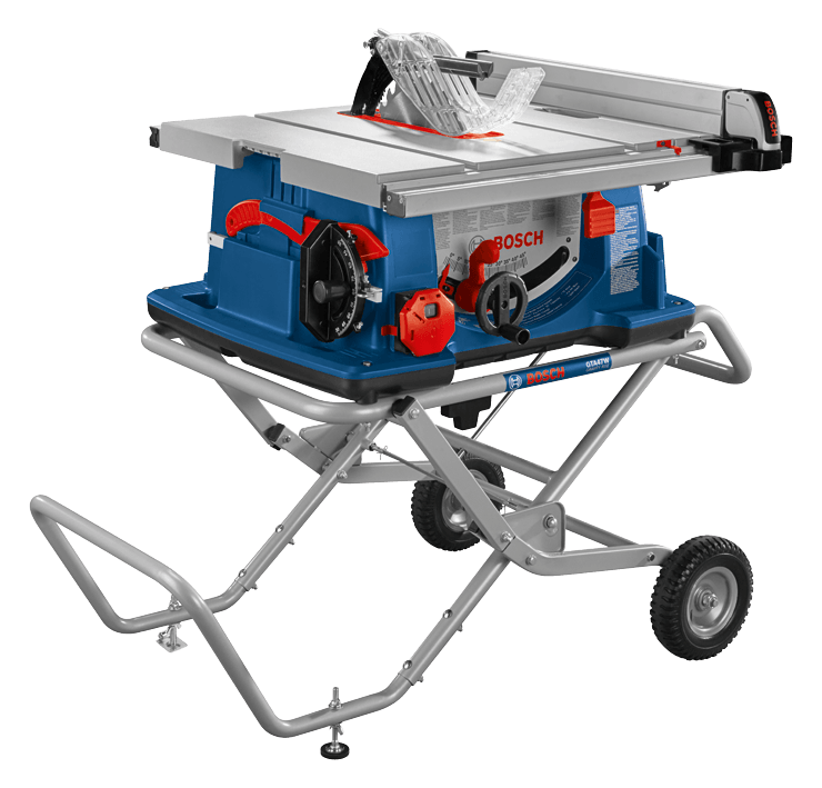 Bosch, BOSCH 10" Worksite Table Saw w/ GRAVITY-RISE™ Wheeled Stand