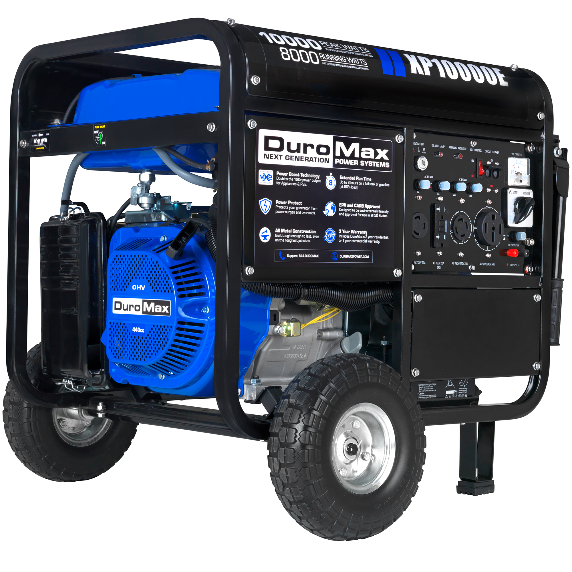 DuroMax, DuroMax XP10000E 10,000 Watt Portable Gas Powered Generator