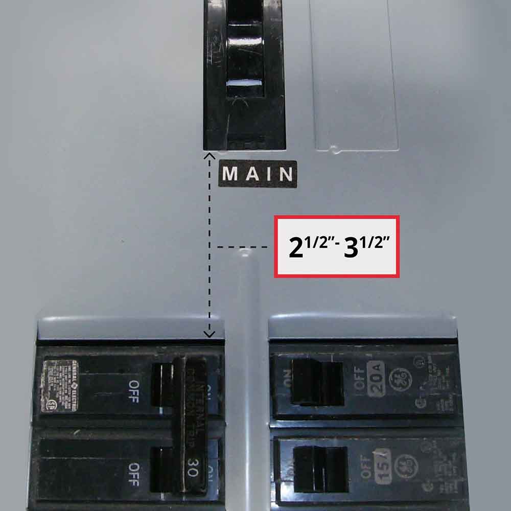 GenInterlock, GenInterlock GE-200VL Generator Interlock Kit Breaker Panel 150/200 Amp Panels General Electric Vertical