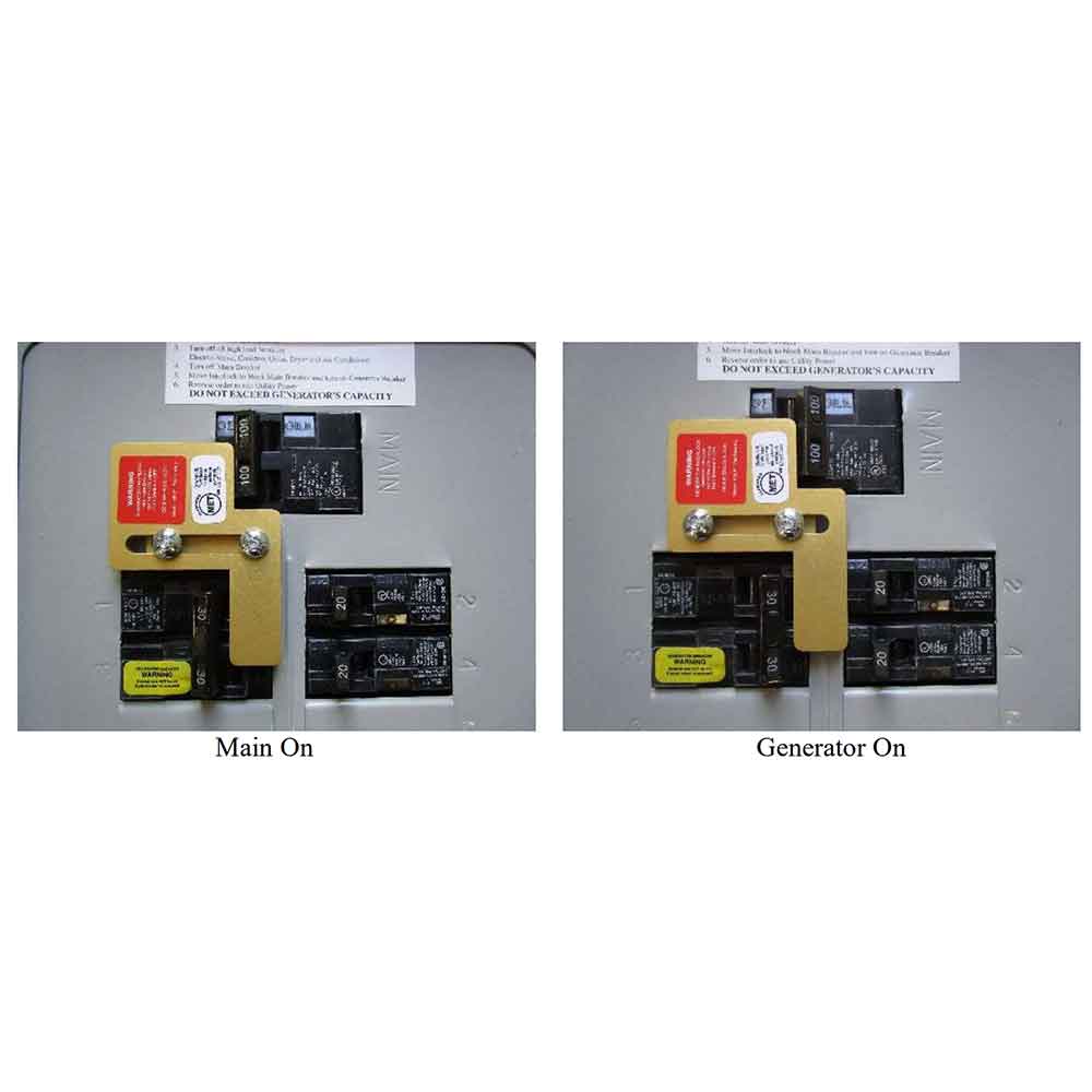 GenInterlock, GenInterlock SIE-P1 Generator Interlock Kit Breaker Panel 100 Amp Panels Siemens and Murray