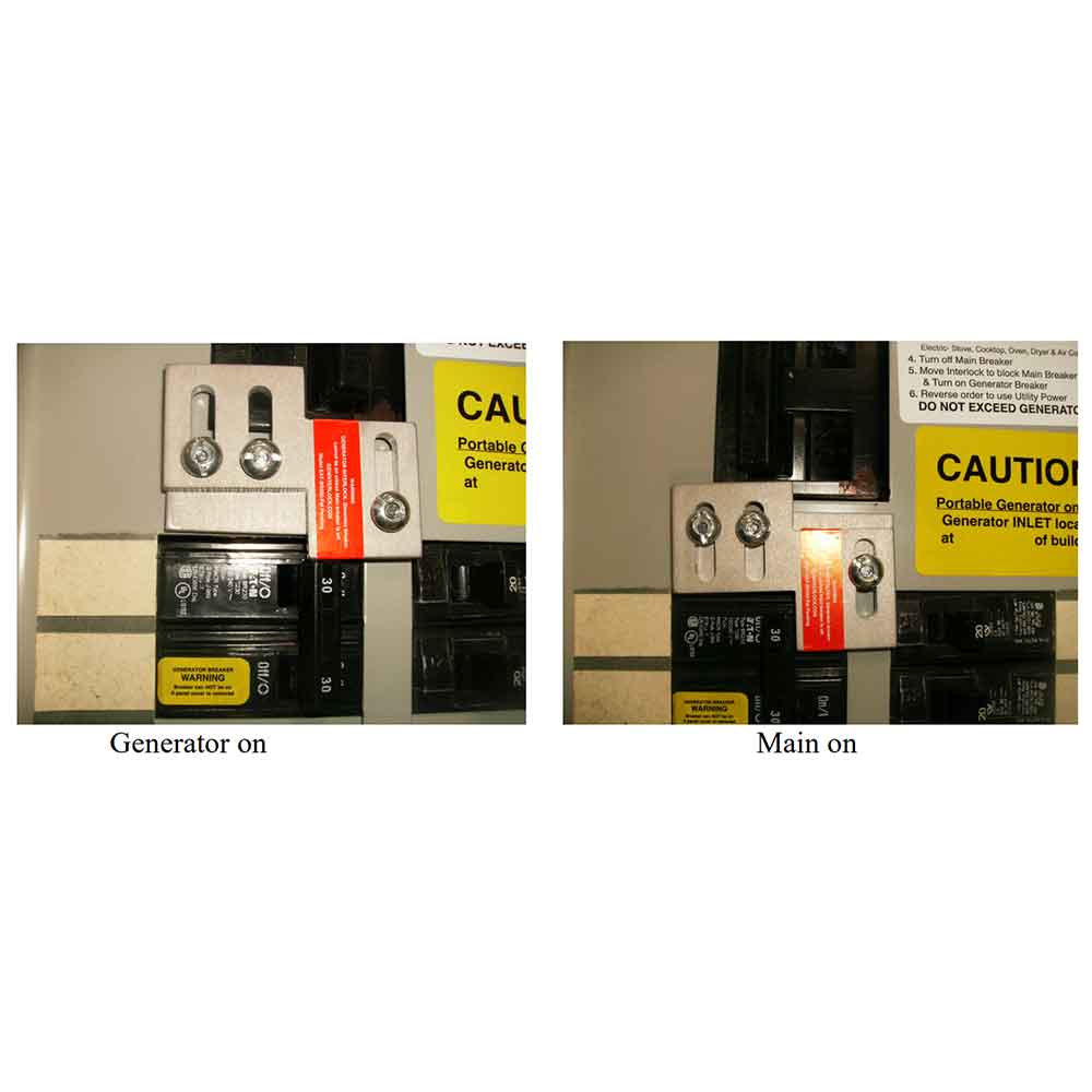 GenInterlock, GenInterlock TB-200A Generator Interlock Kit Breaker Panel 150/200 Amp Panels Westinghouse Thomas and Betts