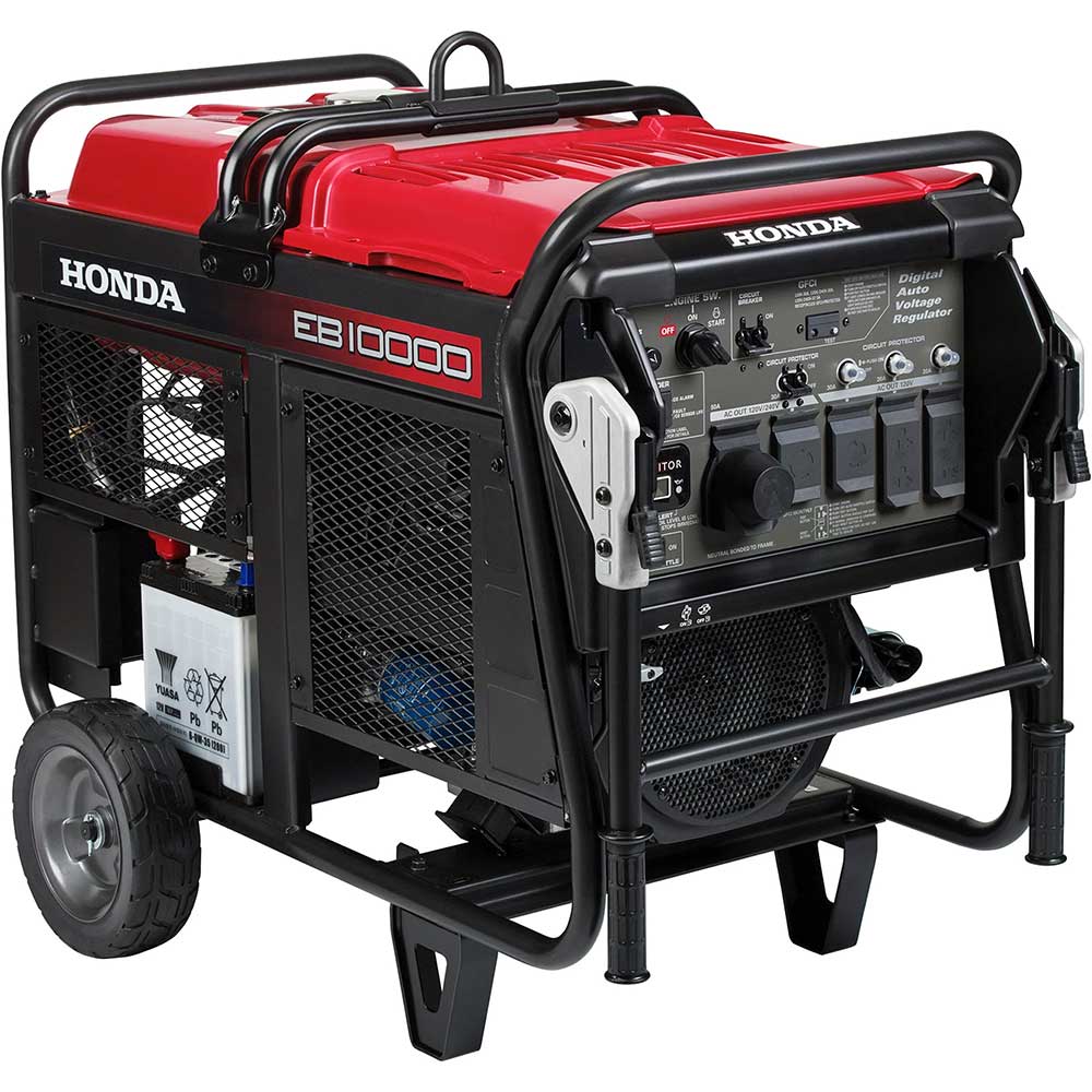 Honda, Honda EB10000 10000W 120/240V Gasoline Industrial Generator - Reconditioned