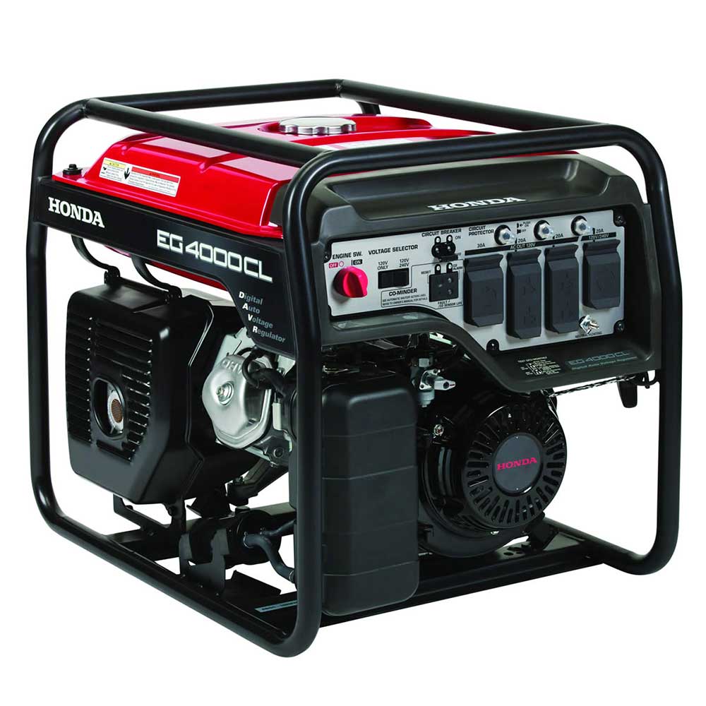 Honda, Honda EG4000CL4000 Watt Portable Gas Power Generator w/ CO-Minder