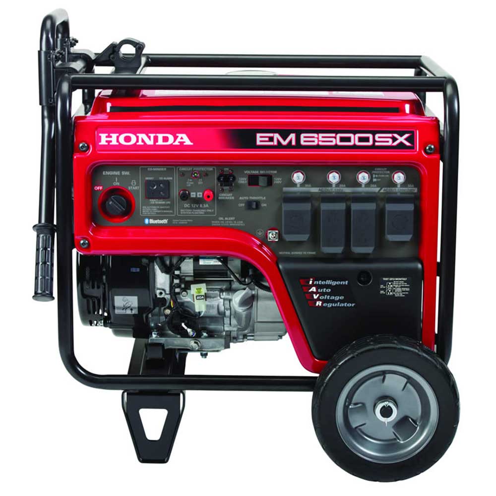 Honda, Honda EM6500S 6,500 Watt 120/240V Electric Start Portable Generator w/ CO-Minder