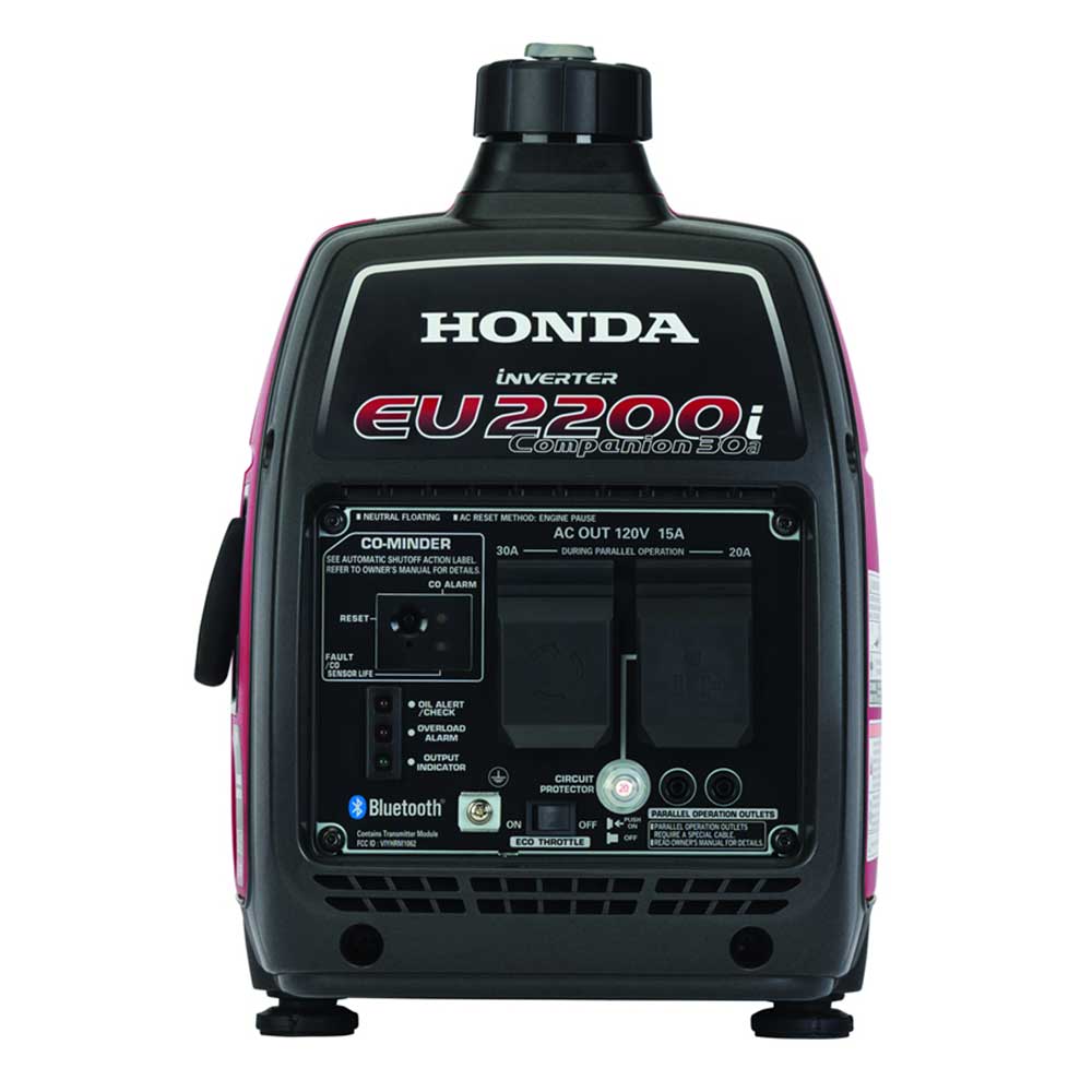 Honda, Honda EU2200i 2,200 Watt Companion Quiet Gas Powered Portable Inverter Generator w/ CO-Minder