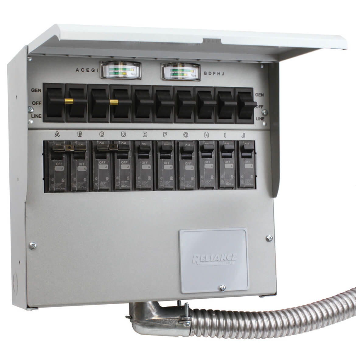 Reliance, Reliance A510C 120/240-Volt 50-Amp 10-Circuit Pro/Tran 2 Transfer Switch