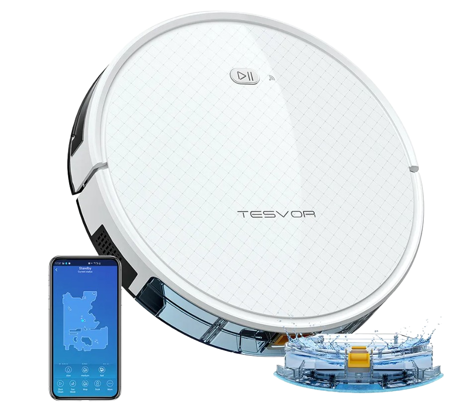 Tesvor, Tesvor X500 Pro Wi-Fi Smart Robot Vacuum and MOP Cleaner New