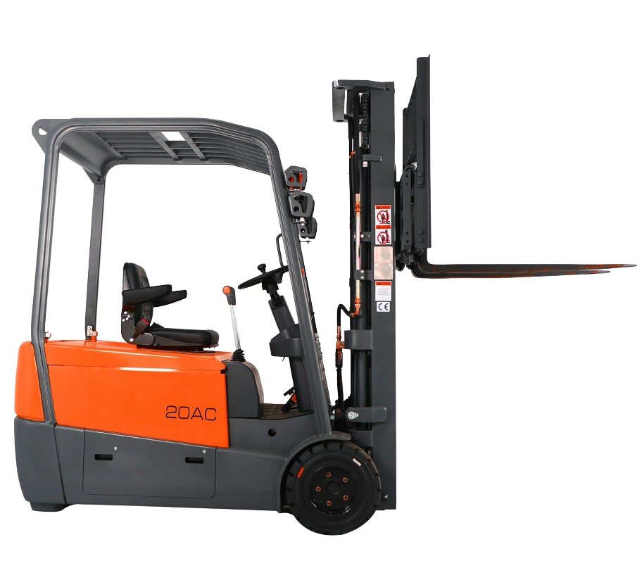 Tory Carrier, Tory Carrier 3WEFSA44-220 3 Wheel Electric Forklift 4400 lbs. Capacity without Heating Film New