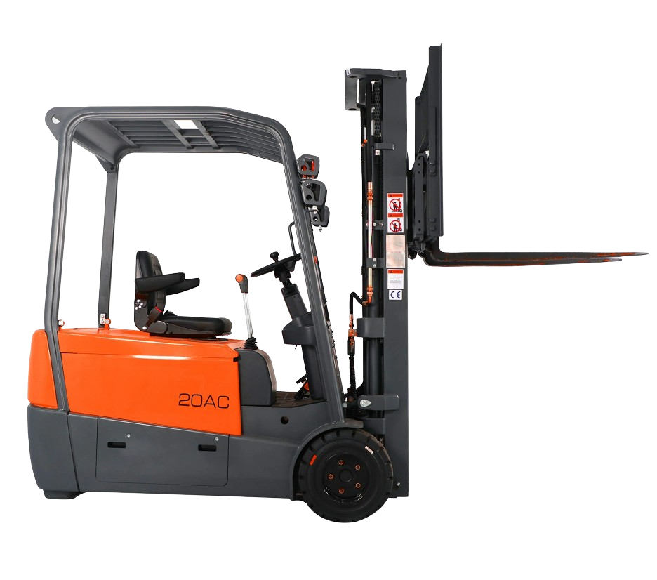 Tory Carrier, Tory Carrier 3WEFSA44-221 3 Wheel Electric Forklift 4400 lbs. Capacity with Heating Film New