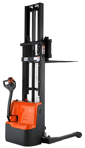 Tory Carrier, Tory Carrier ESS22RE-19-130 Fully Powered Electric Stacker with Straddle Legs 2640 lbs. Capacity 118" Lifting Height New