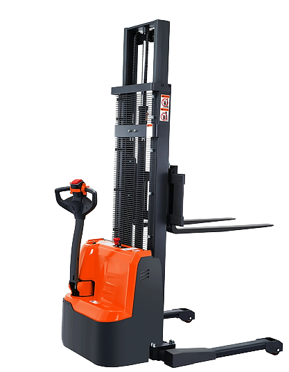 Tory Carrier, Tory Carrier ESS22RE-19-98 Full Electric Walkie Pallet Stacker with Adjustable Legs 2200 lbs. Capacity 98" Lifting Height New