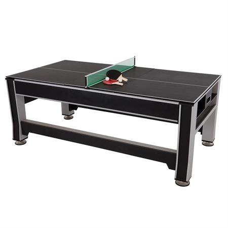 Triumph Sports, Triumph Sports 80278 84 Inch 3-in-1 Air Hockey Billiards Table Tennis Rotating Game Table New