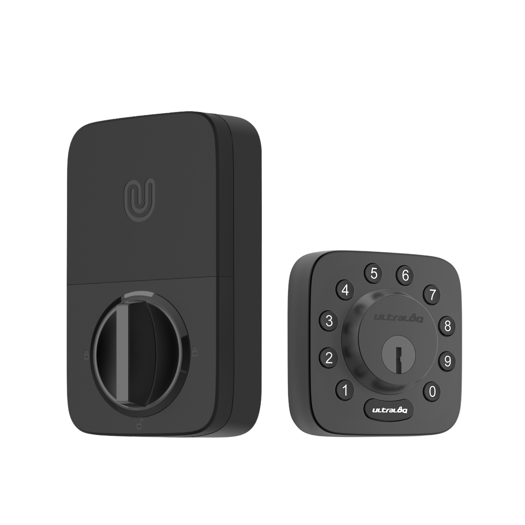 U-Tec, U-Tec U-BOLT 5-in-1 Bluetooth Enabled Fingerprint and Keypad Smart Deadbolt Door Lock in Black New