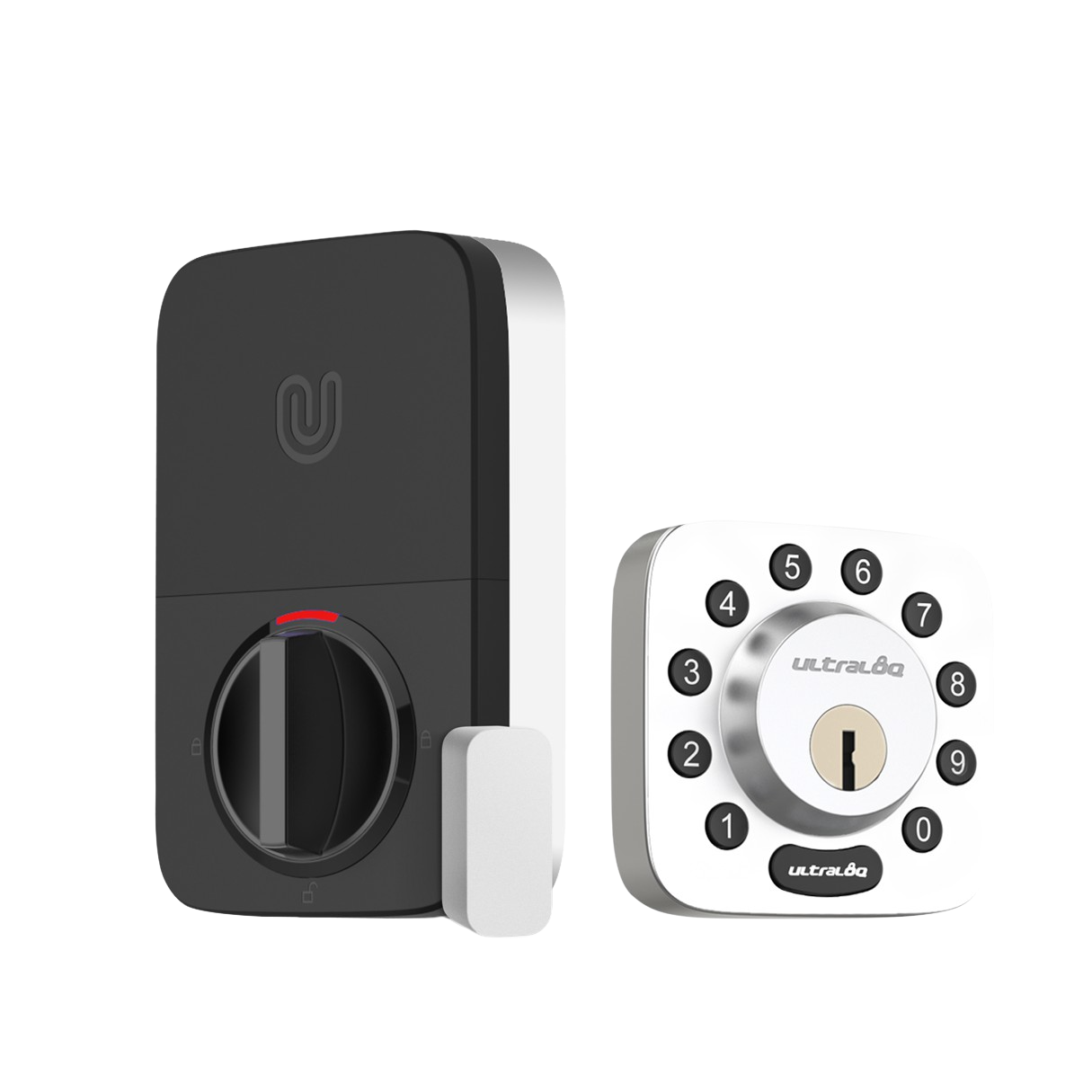 U-Tec, U-Tec U-BOLT-WIFI Bluetooth Enabled and Keypad Smart Deadbolt Door Lock in Satin Nickel New