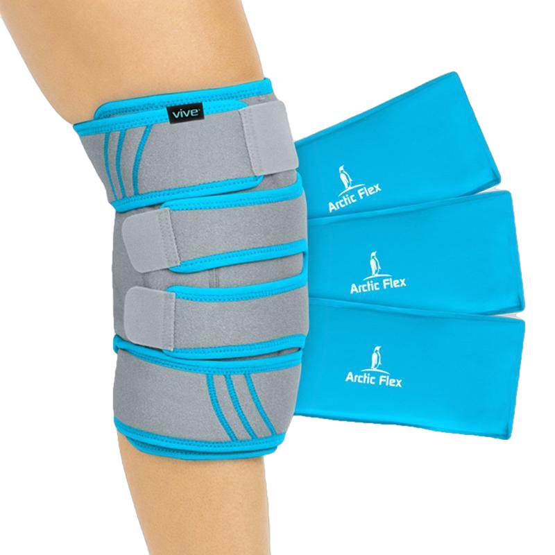 Vive Health, Vive Health Knee Ice Wrap Cold / Hot Gel Compression New