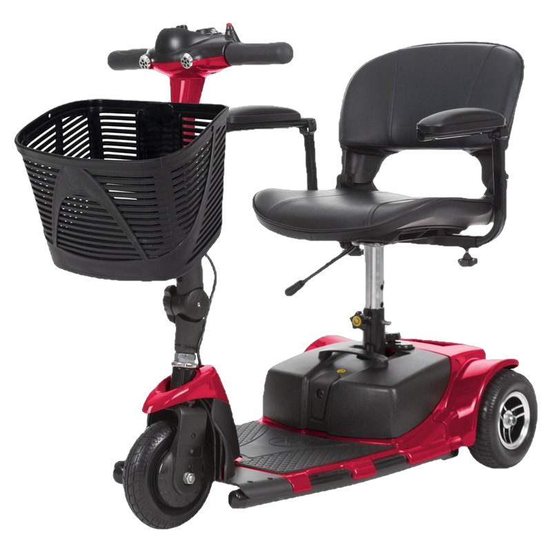 Vive Health, Vive Health MOB1025 3-Wheel Mobility Scooter Red New
