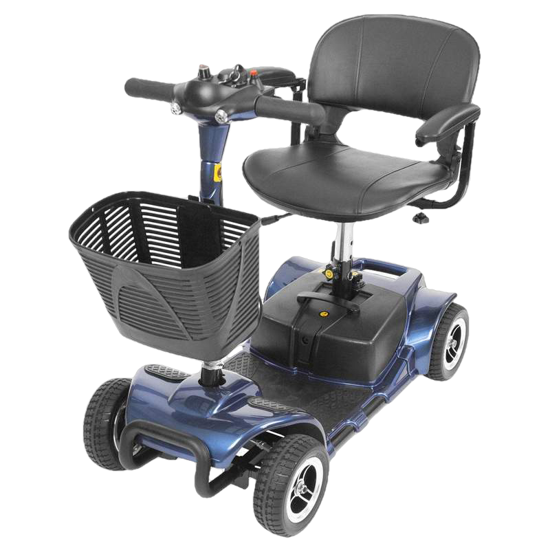 Vive Health, Vive Health MOB1027 4-Wheel Swivel Seat Mobility Scooter Blue New