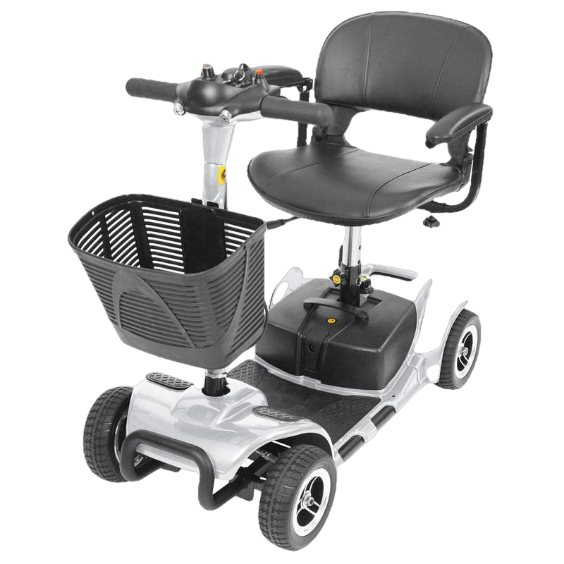 Vive Health, Vive Health MOB1027 4-Wheel Swivel Seat Mobility Scooter Silver New