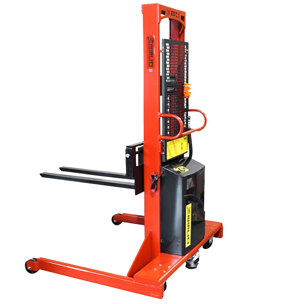 Wesco, Wesco 261062 1500 lb. Hydraulic Power Lift Fork Stacker with 42" Forks and 64" Lift Height New