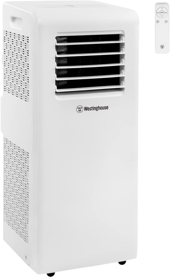 Westinghouse, Westinghouse 8,000 BTU Portable Air Conditioner with Remote 3-in-1 For Rooms Up to 200 sq. ft. WPAC8000 White New