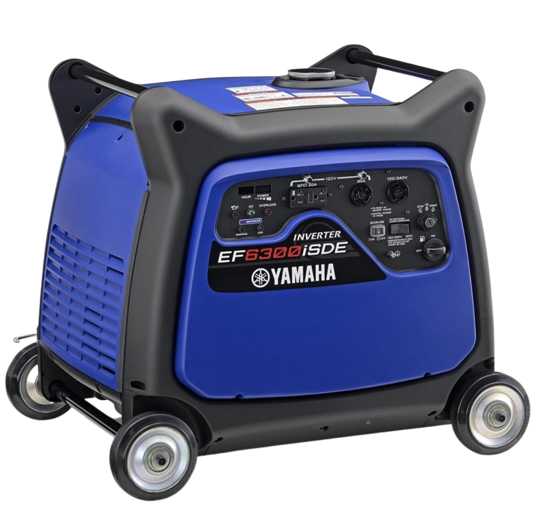 Yamaha, Yamaha EF6300ISDE 5500W/6300W 120/240V Electric Start Gas Inverter Generator With CO Sensor New