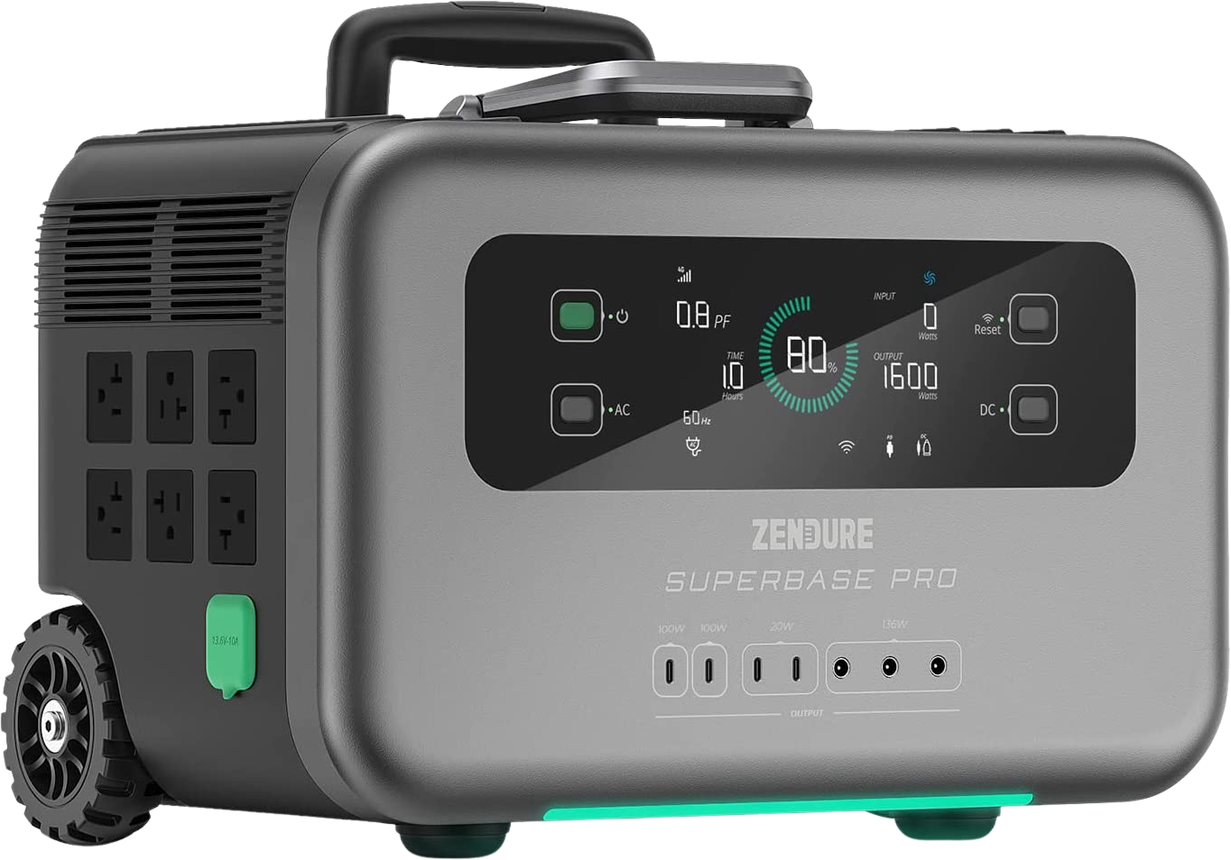 Zendure, Zendure SuperBase Pro 1500 1440Wh Solar Generator Portable Power Station New