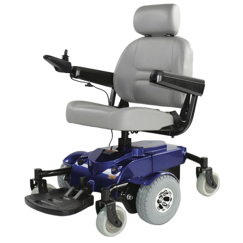 Zip'r, Zip'r Mantis Long Range Heavy Duty Power Wheelchair Blue New